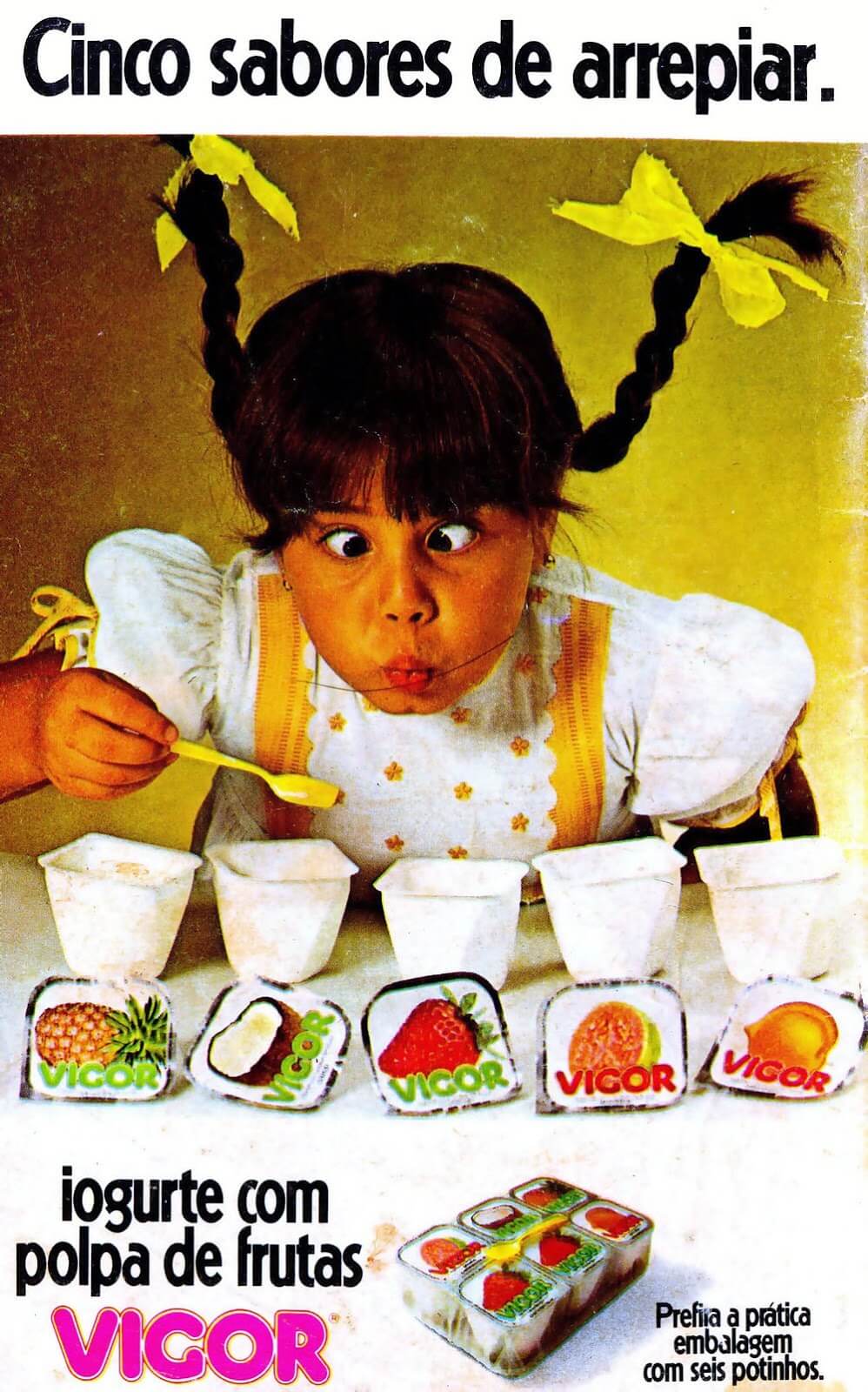 Propaganda iogurte Vigor em 1979