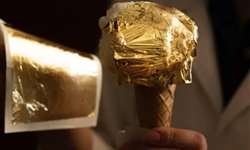 Coberto com folha de ouro, sorvete mais caro do mundo custa R$ 370