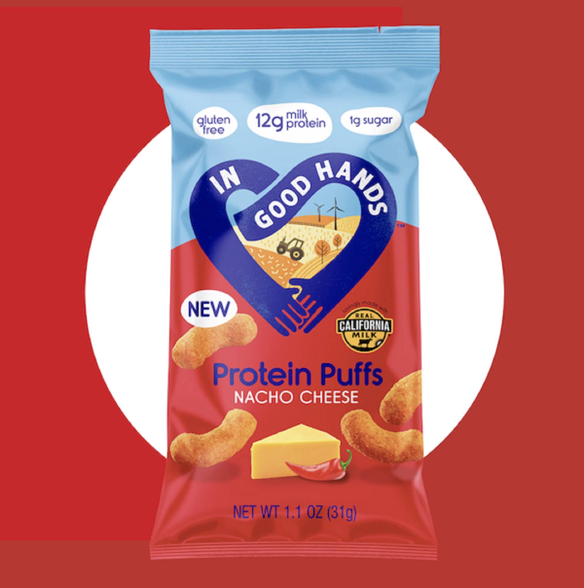 Indústria de lácteos da Califórnia lançam puffs de queijo proteinados