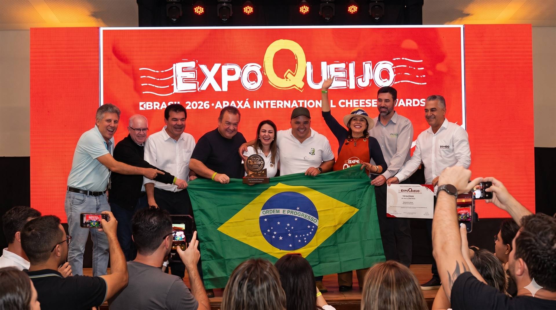 ExpoQueijo 2026: Brasil conquista o Super Ouro pela segunda vez