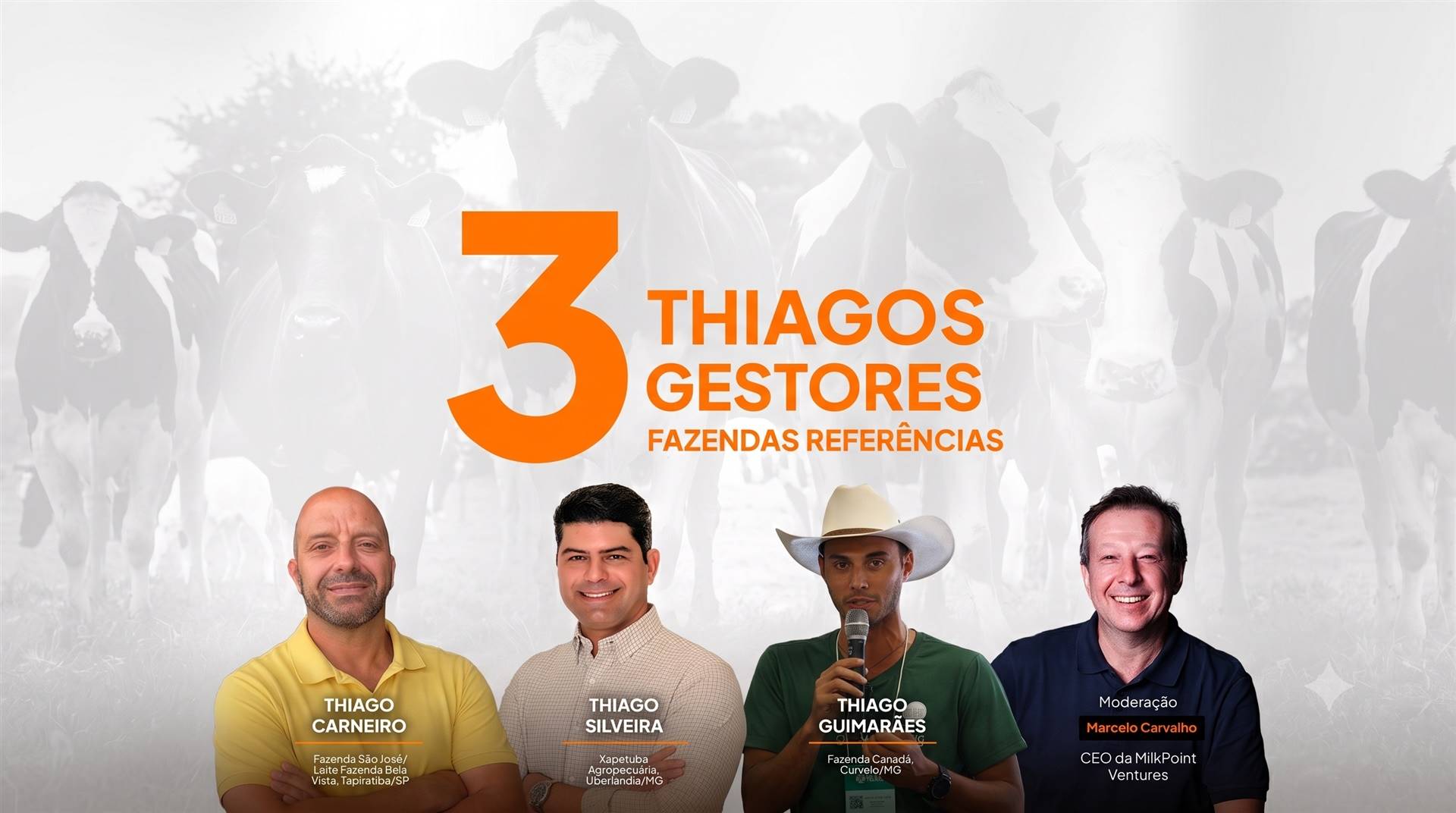 Três gestores, uma live e muitas lições sobre gestão na produção de leite