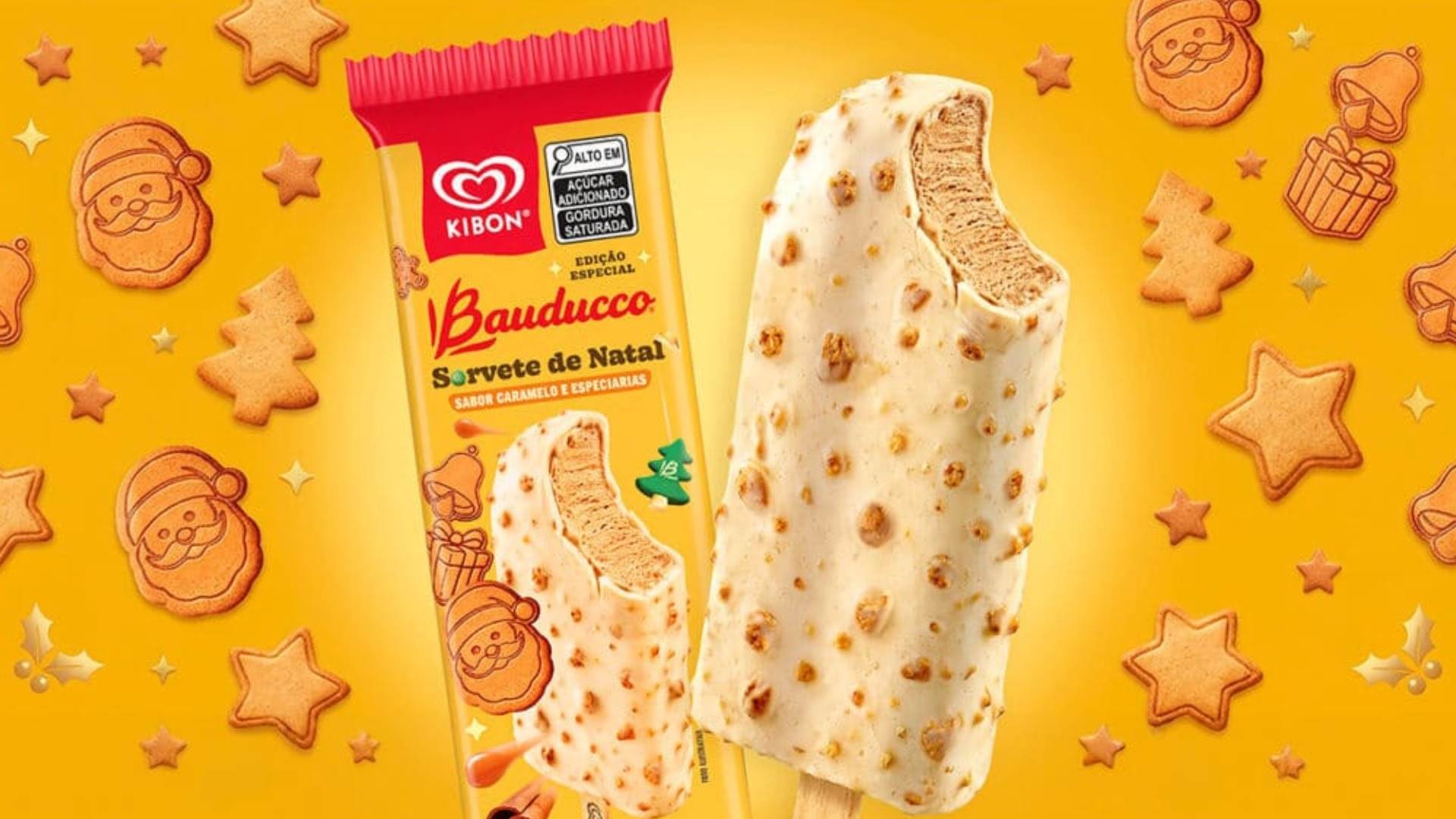 Bauducco e Kibon se unem em picolé para as festas de fim de ano