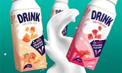 Chinesa Yili desenvolve iogurte para beber com grandes inclusões de frutas