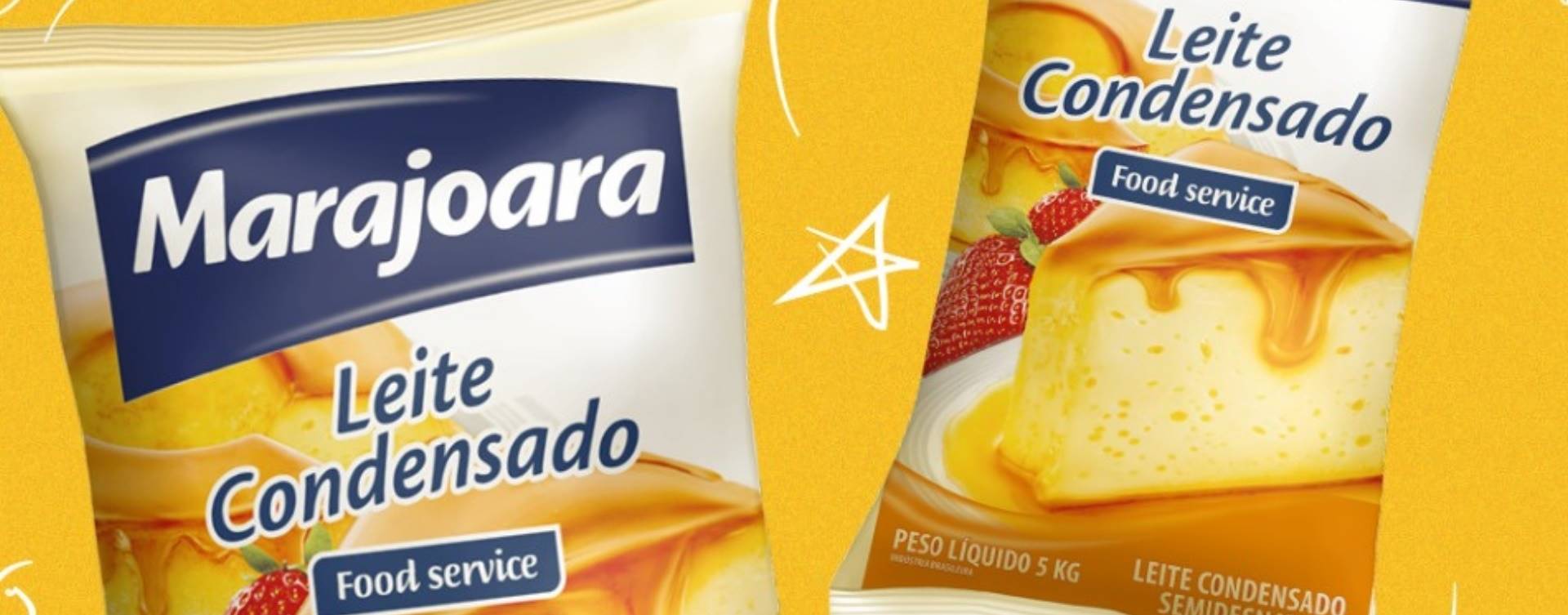 Marajoara lança bags de 5 kg e 2,5 kg de leite condensado