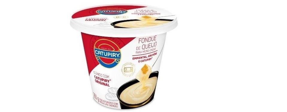 Catupiry lança Fondue de Queijo para micro-ondas