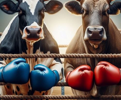 vacas boxe