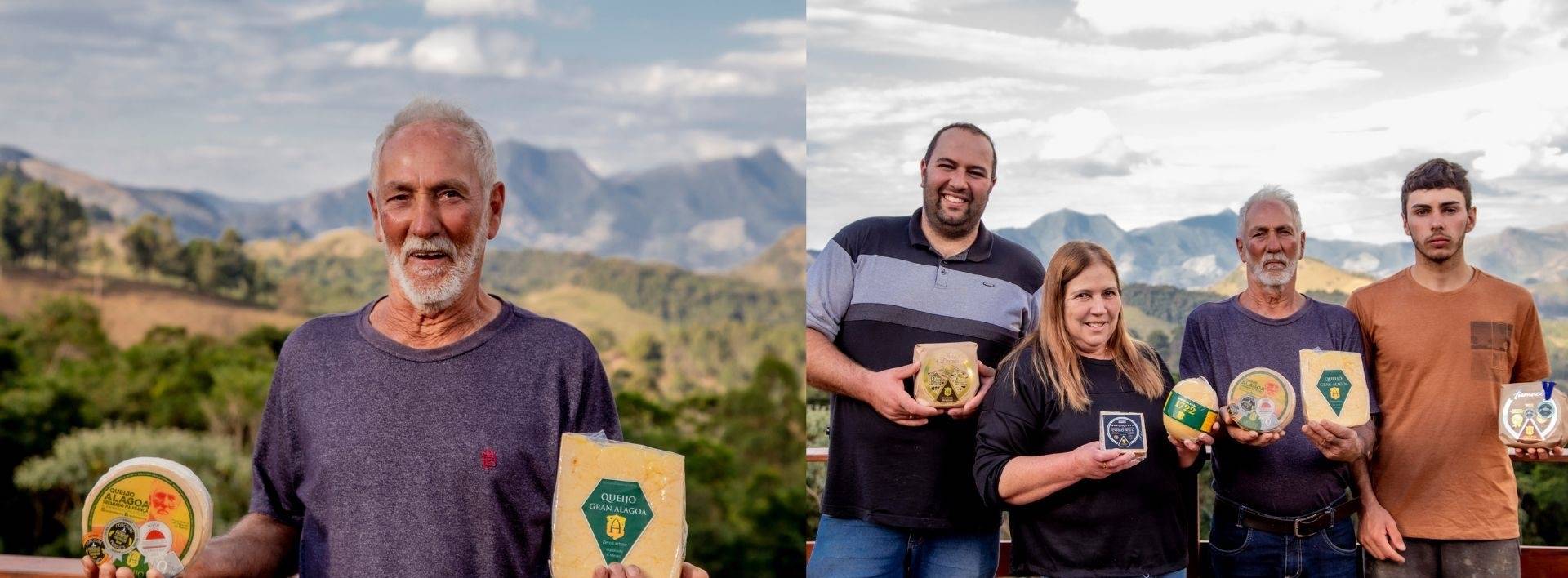 Produtores parceiros da Queijo D'Alagoa-MG.