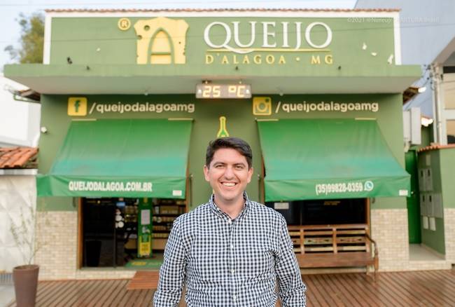 Osvaldo Martins de Barros Filho, fundador da Queijo D'Alagoa-MG.