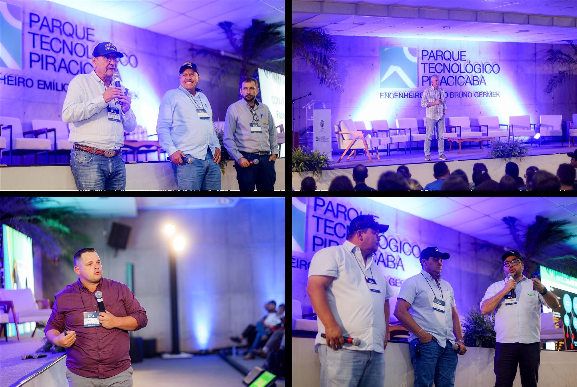 Maurício Coelho, Valdenir Soares e Paulo de Tarso - Gestores da Fazenda Santa Luzia e palestrantes da Convenção MDA 2025.