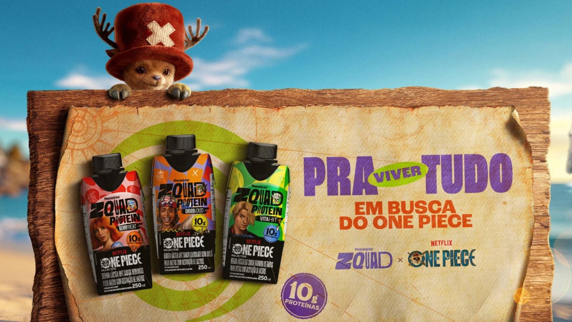 Piracanjuba Zquad aposta em collab com série da Netflix One Piece