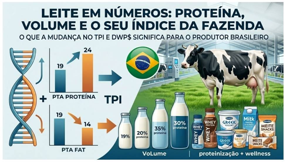 Proteínas no leite de vaca