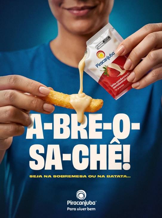Leite condensado em sachê?
