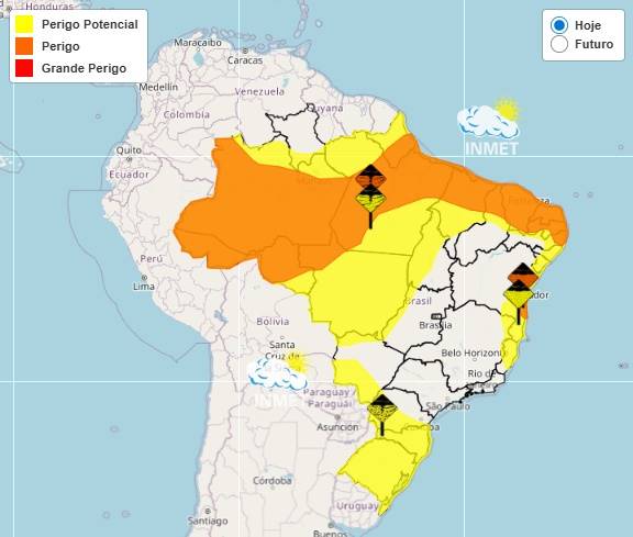 Entre geadas a 38°C: semana terá variação térmica e nova frente fria no Brasil
