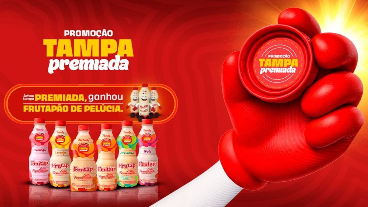 Frutap lança promoção com tampas premiadas e reforça conexão com consumidores