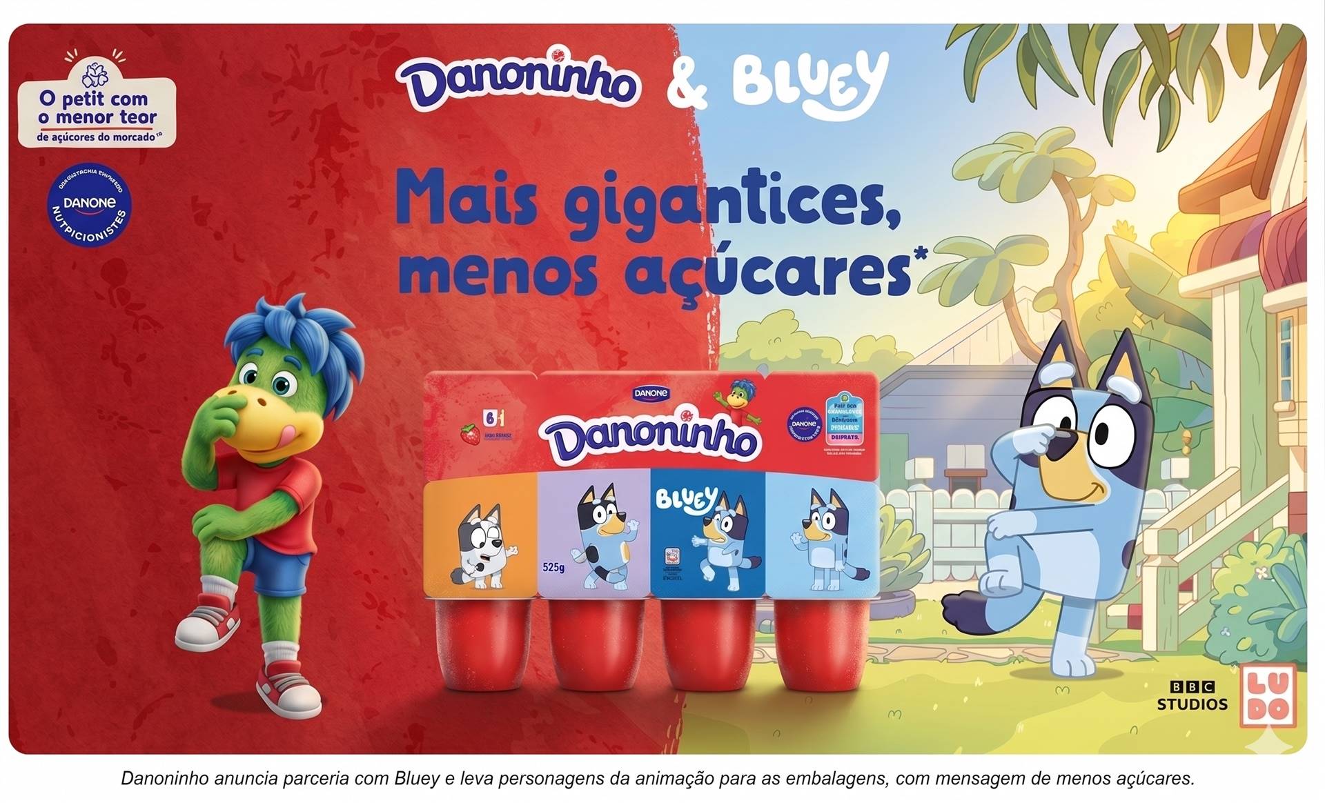 Danoninho anuncia parceria com Bluey
