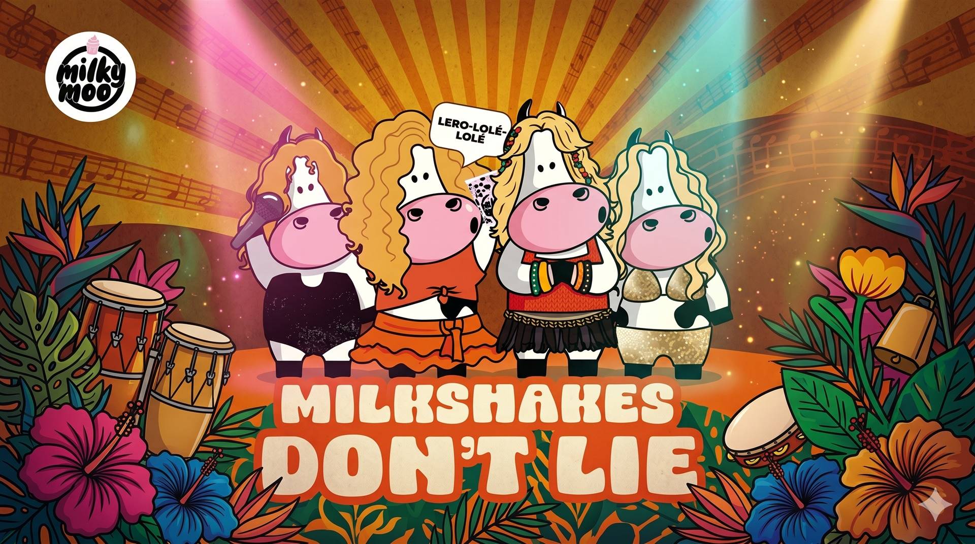 shakira, show no Brasil, Milky Moo