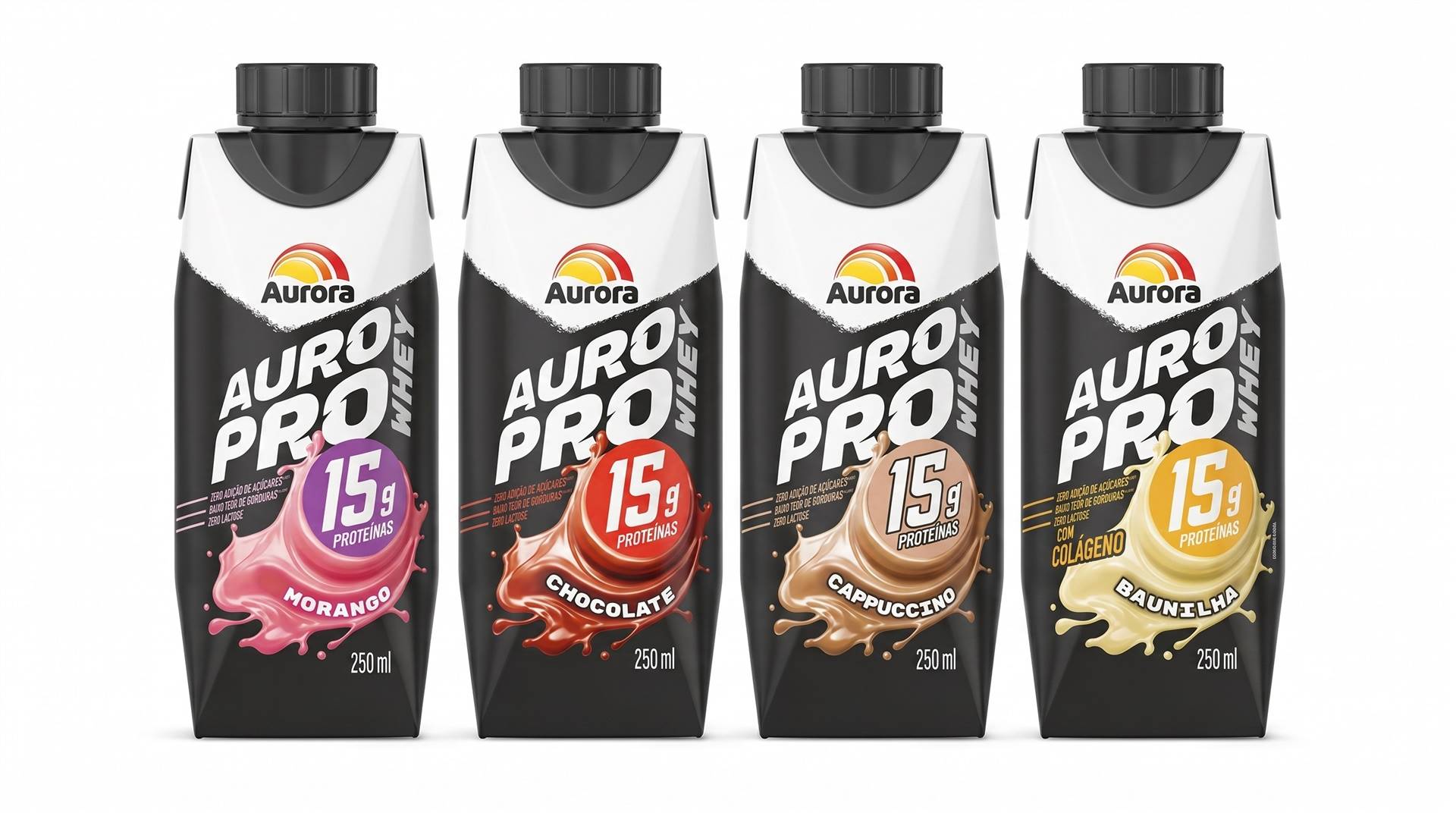Aurora lança linha de bebidas proteicas