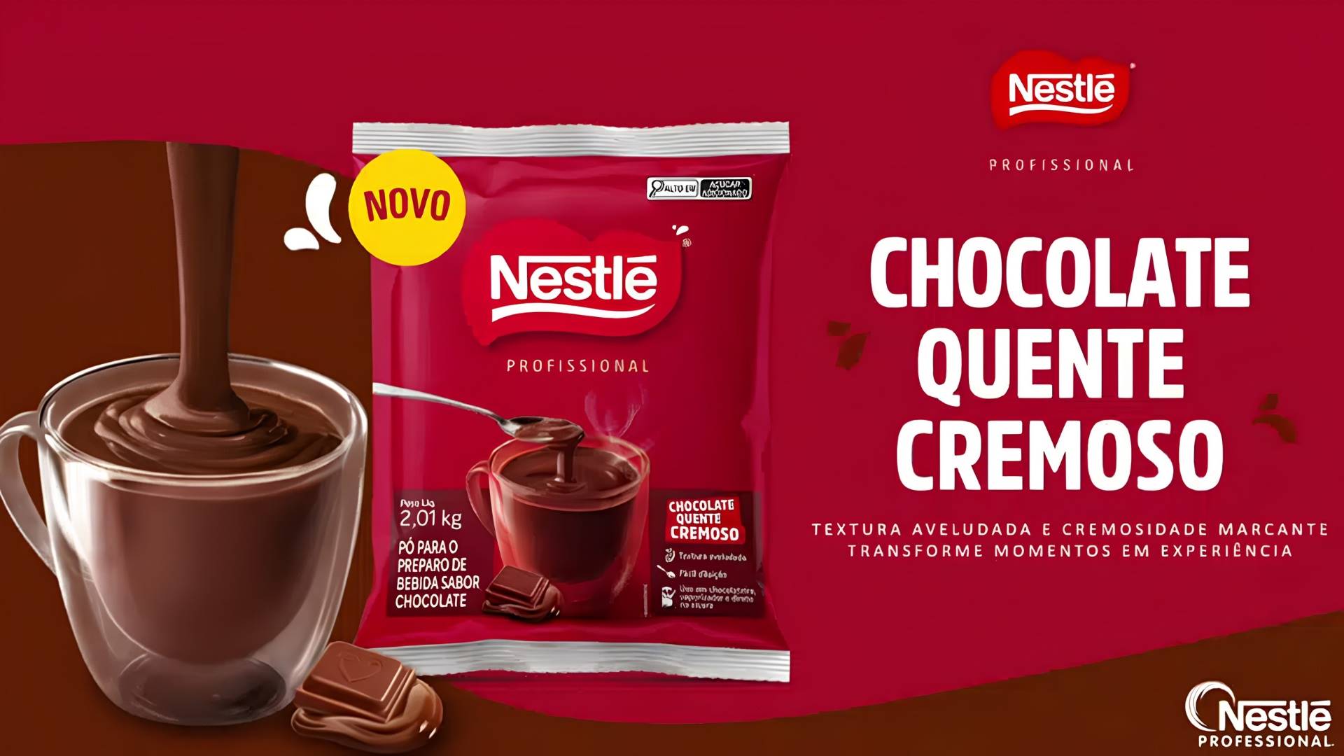 Nestlé Professional lança chocolate quente cremoso para food service