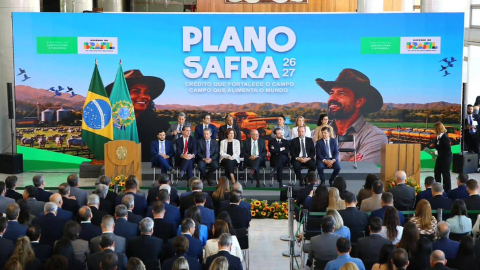 Plano Safra 2026/2027: governo anuncia R$ 525,1 bilhões em crédito para produtores