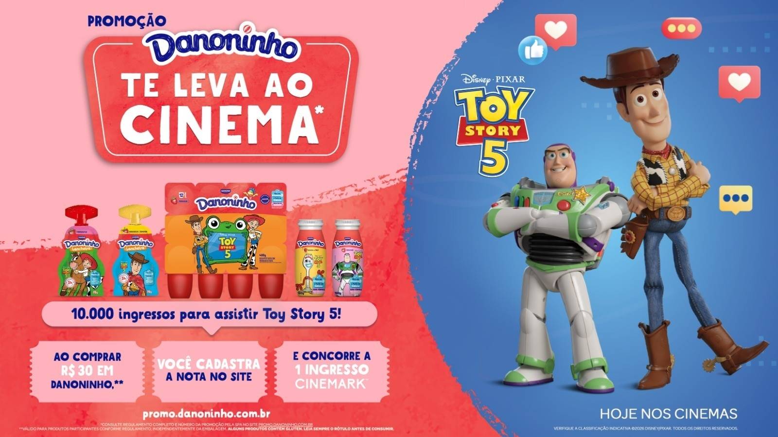 danoninho e toy story 5