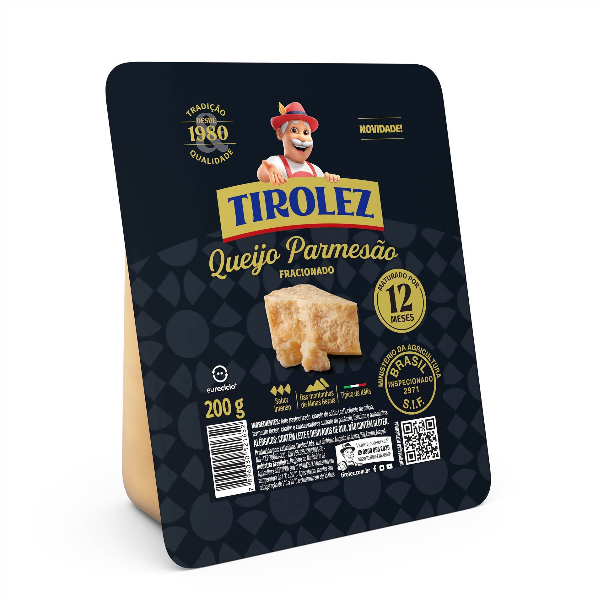 queijo parmesão da Tirolez
