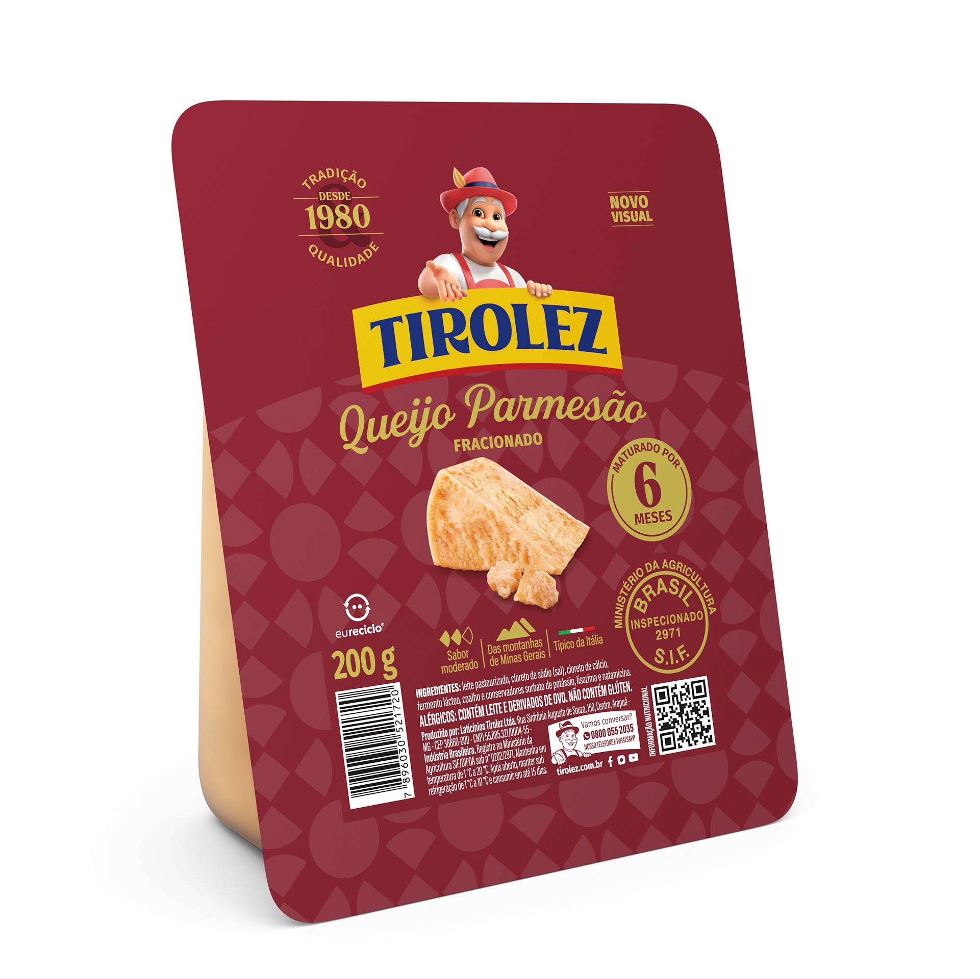 queijo parmesão da Tirolez
