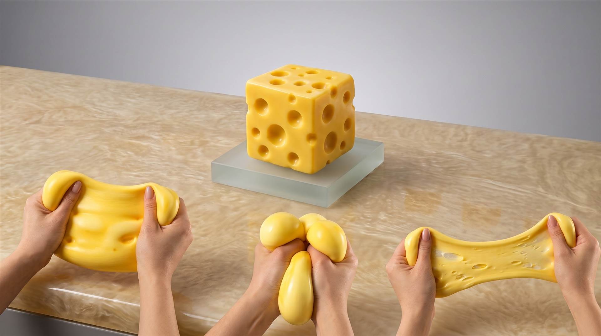Squishy de queijo