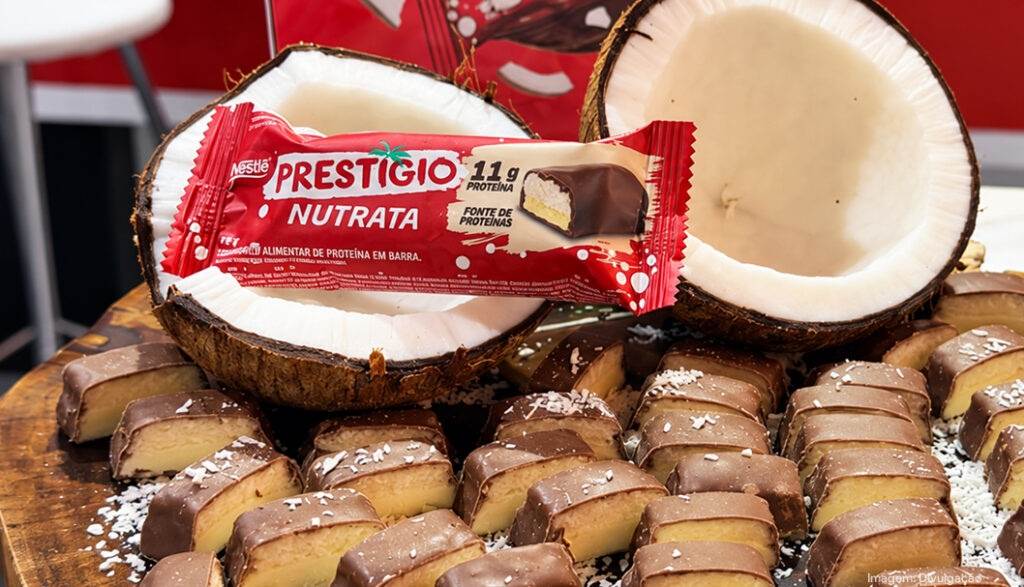 barra proteica Prestígio e Nutrata