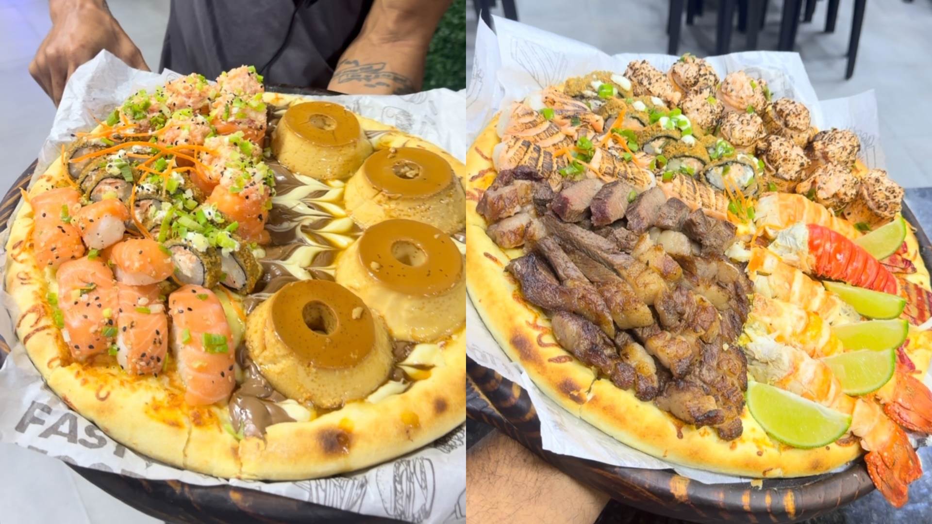 Pizza de sushi com pudim? Inovações locais desafiam a criatividade das gigantes do food service