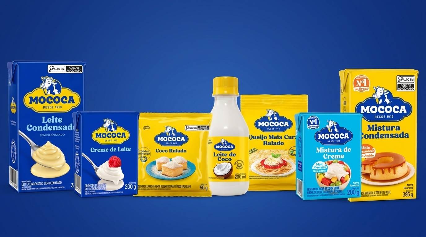 Clareza no ponto de venda: como o novo design da Mococa conectou tradição e confeiteiras