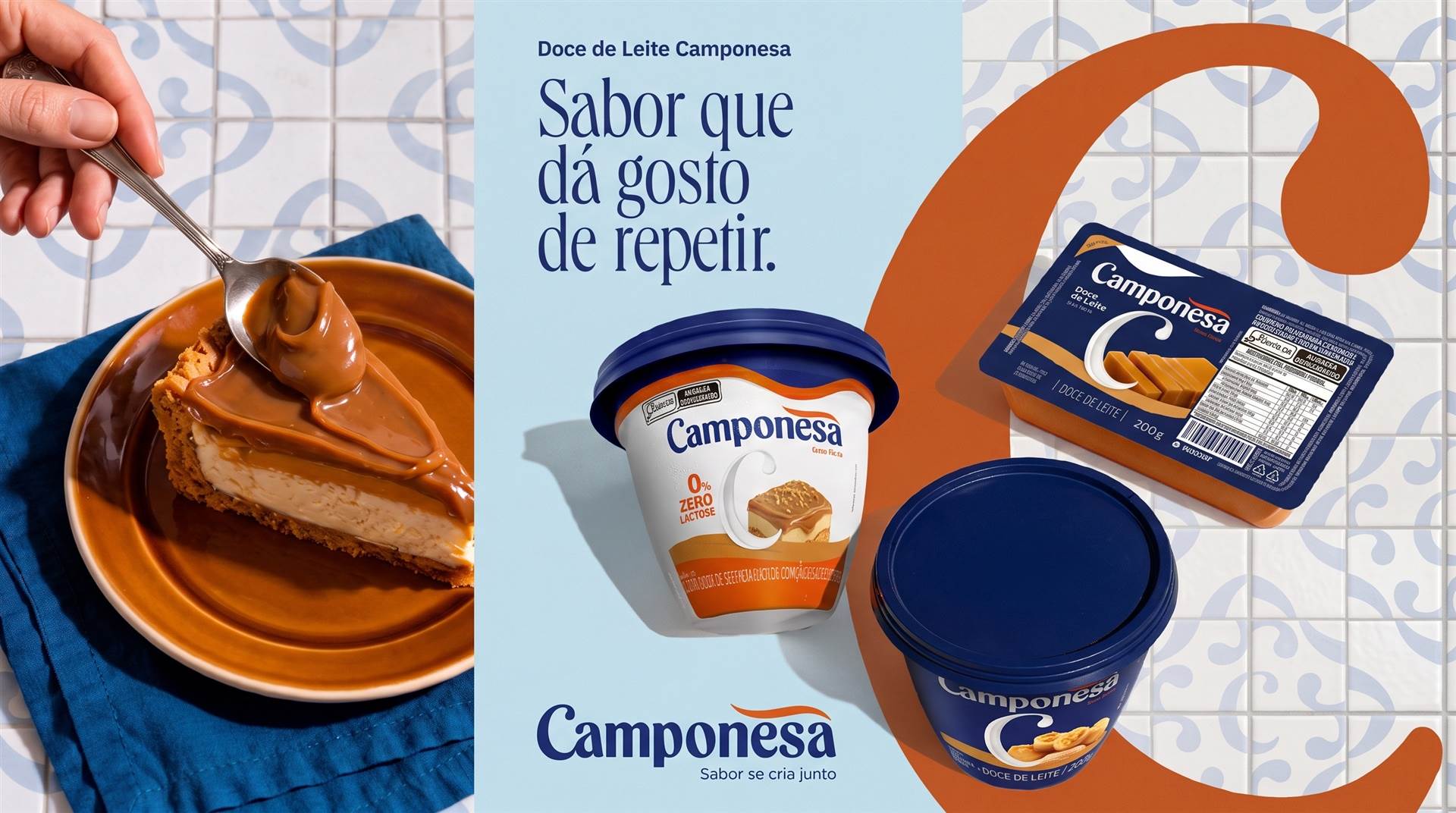 doce de leite Camponesa zero lactose