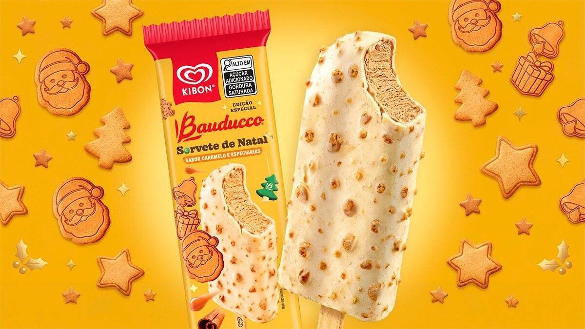 Bauducco e Kibon se unem em picolé para as festas de fim de ano