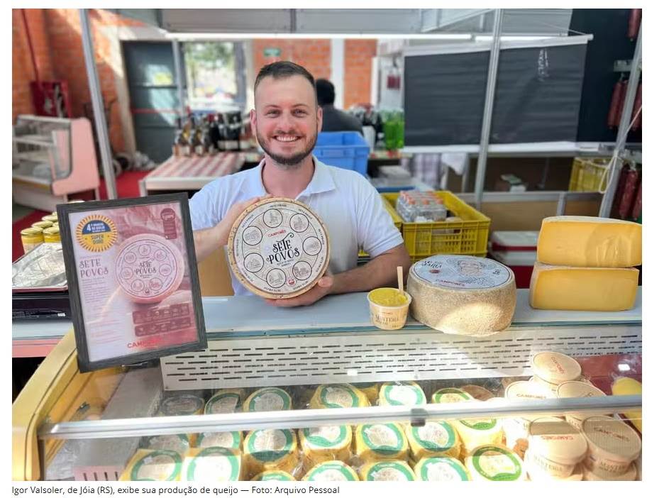 produção de queijo artesanal no Rio Grande do Sul 