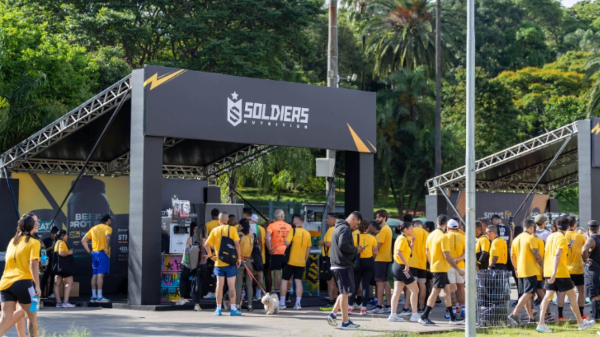 Soldiers Nutrition distribui sorvete de whey e brindes em corrida em São Paulo
