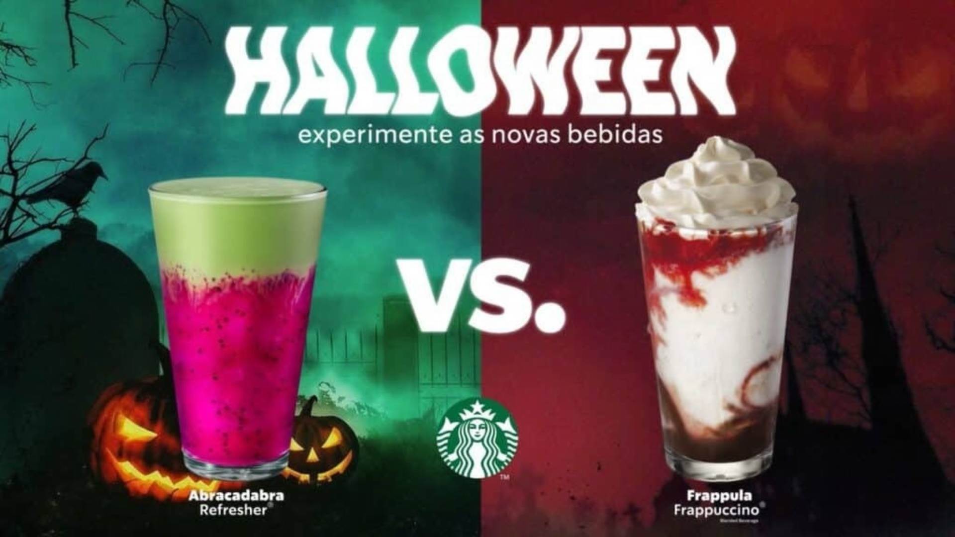 Starbucks lança bebidas de halloween por tempo limitado