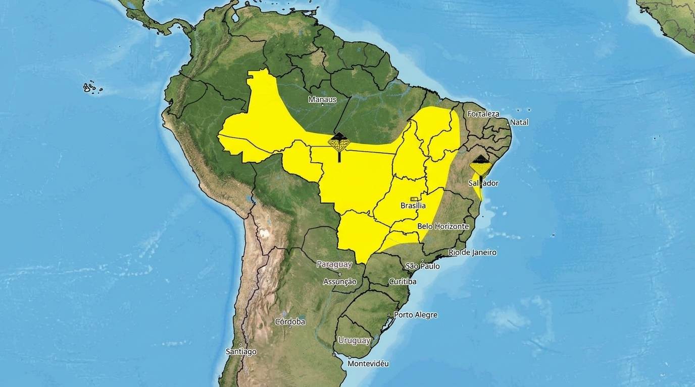 alerta amarelo tempestade