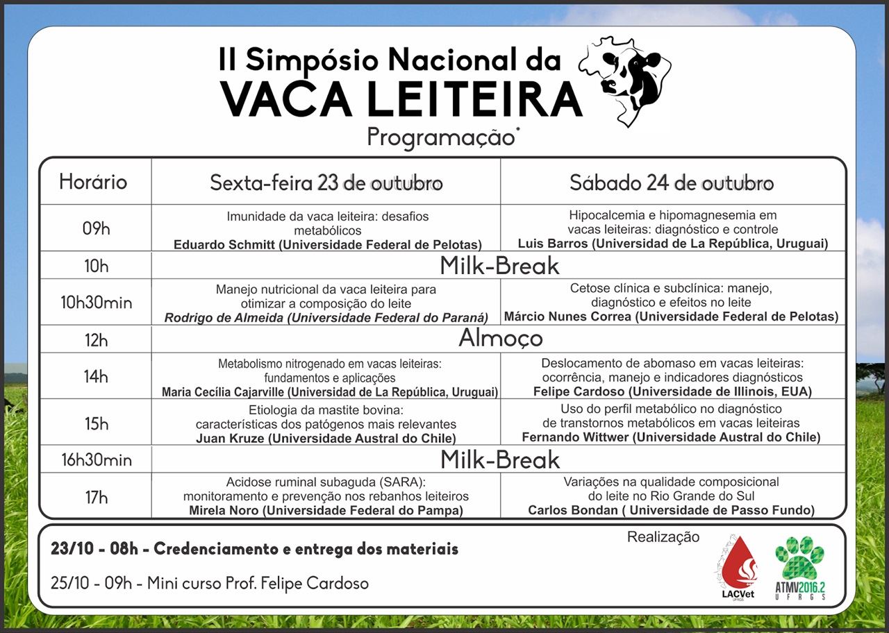 2º simpósio nacional da vaca leiteira