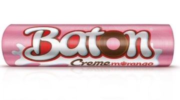 chocolate Baton - leite e morango 