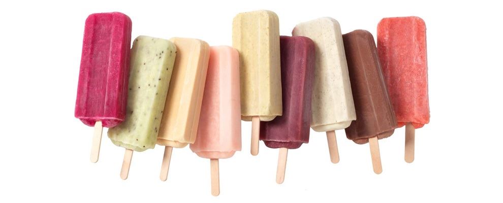 sorvete - sabores - frutas 