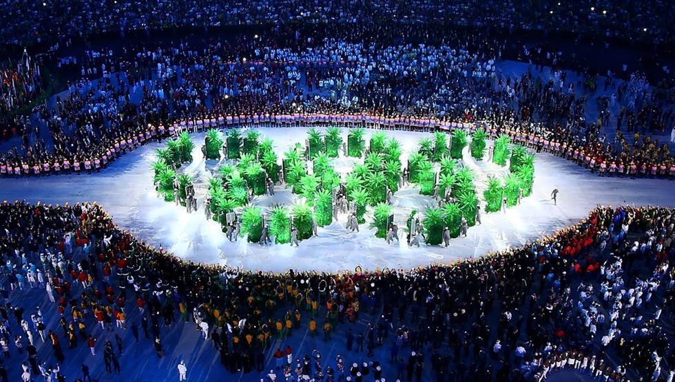 abertura das Olimpíadas 2016 