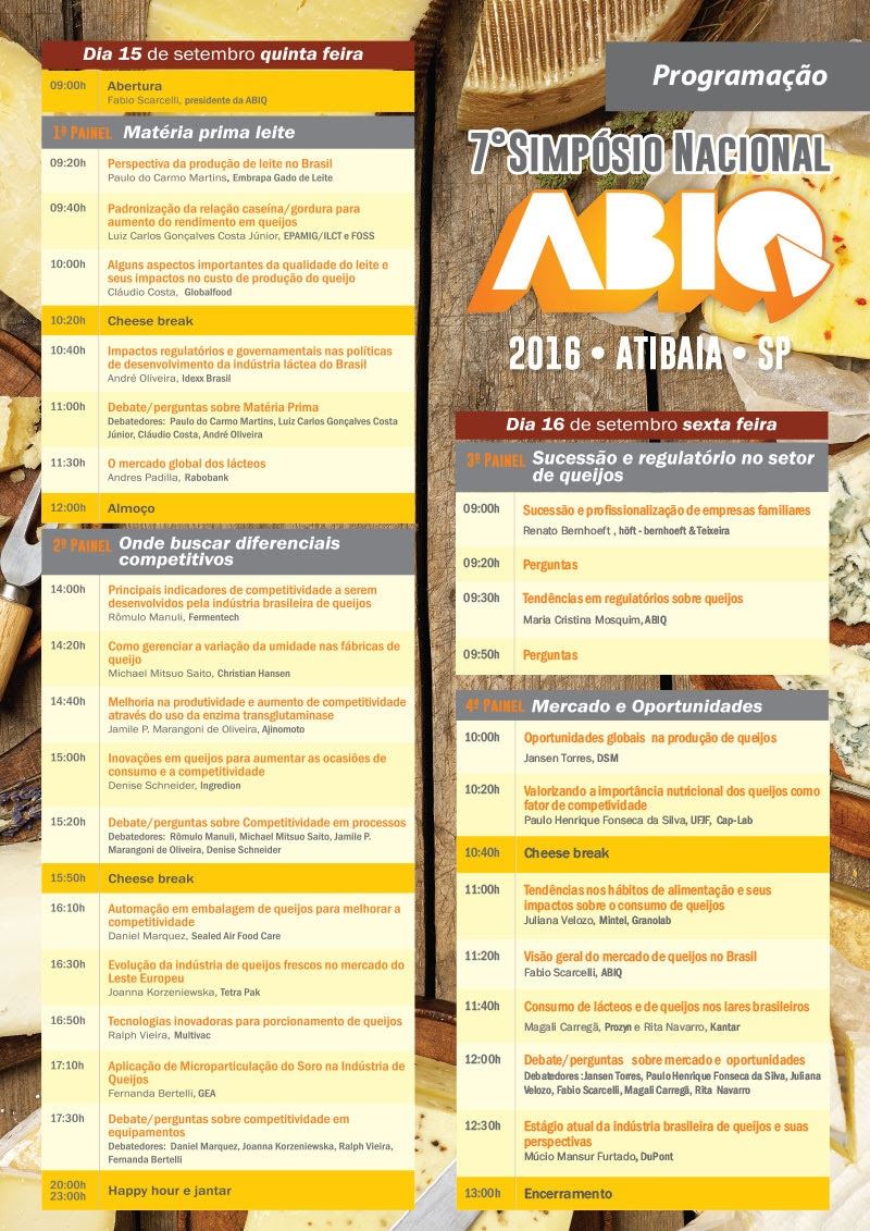 Simpósio ABIQ 2016 Simpósio ABIQ 2016