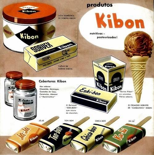 kibon antigamente - sorvetes 