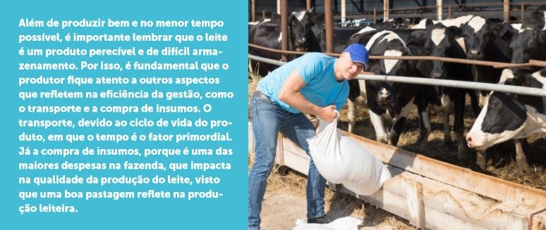 gestão do tempo - fazenda leiteira - produção de leite 