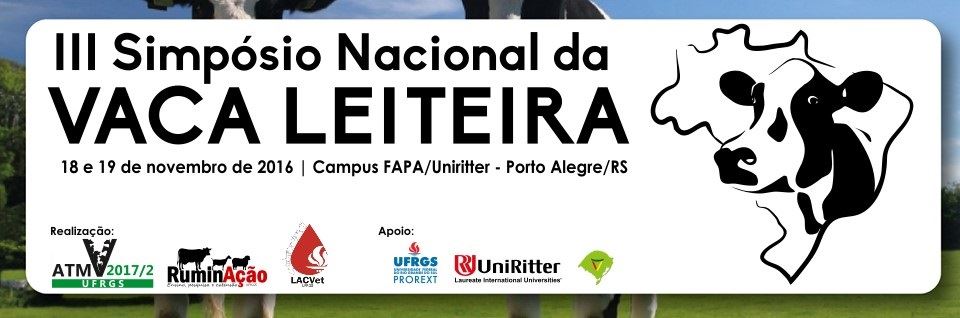 III Simpósio Nacional da Vaca Leiteira