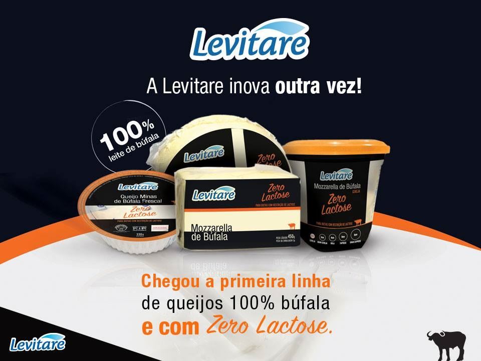 produtos zero lactose - Levitare - búfalas de leite 