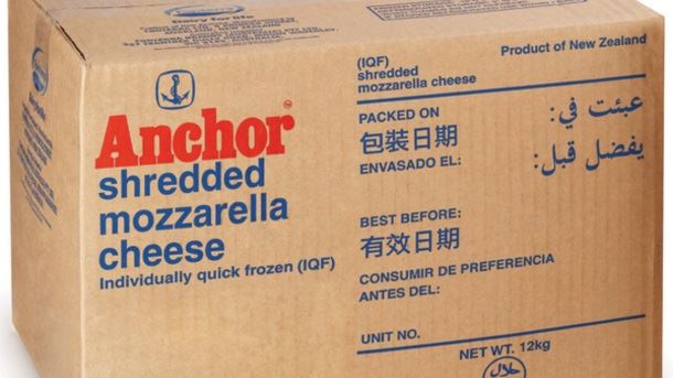 fonterra - muçarela - IQF 