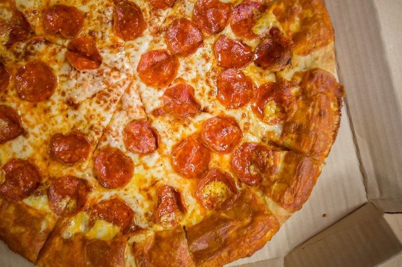 Grilled Cheese Stuffed Crust Pizza