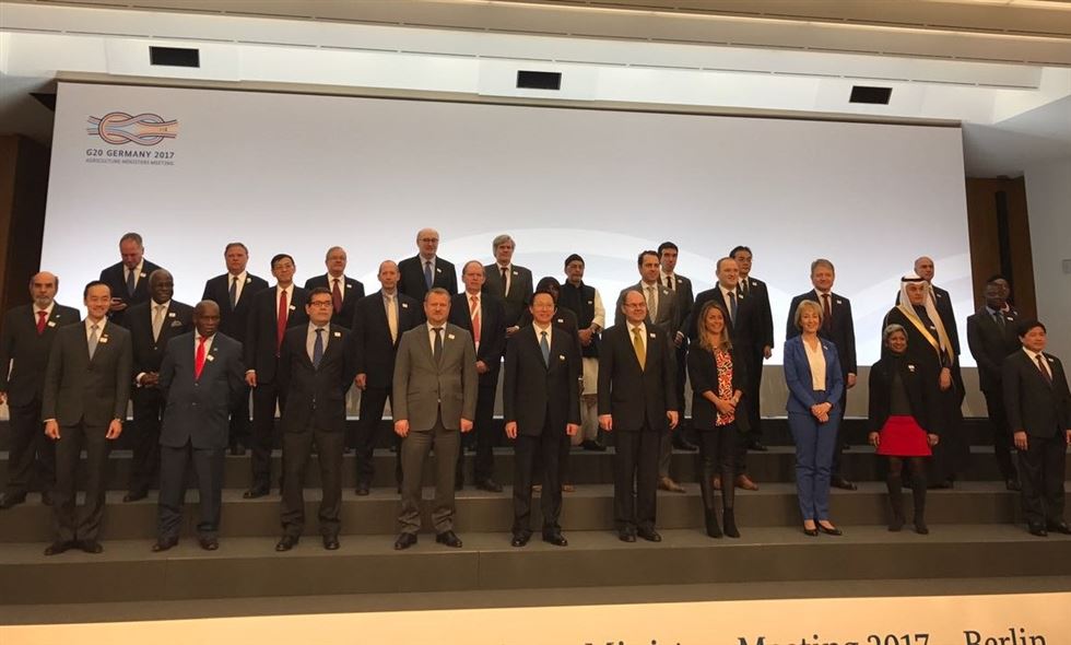 Blairo Maggi - reunião de ministros - Berlim 