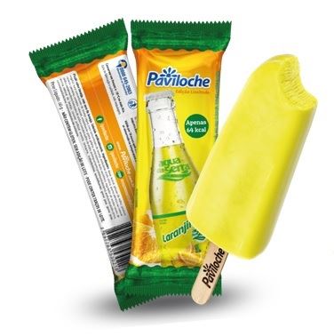 água da serra - picolé laranjinha 