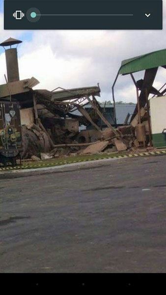 explosão de caldeira - laticínio Porto Alegre 